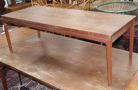 A 1960s Danish teak coffee table L.150cm